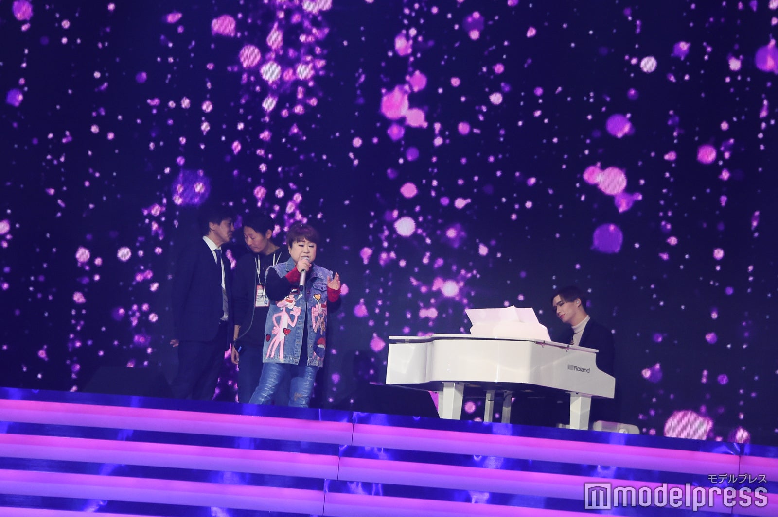 天童よしみとMatt／29日のリハーサル時に撮影 （C）モデルプレス