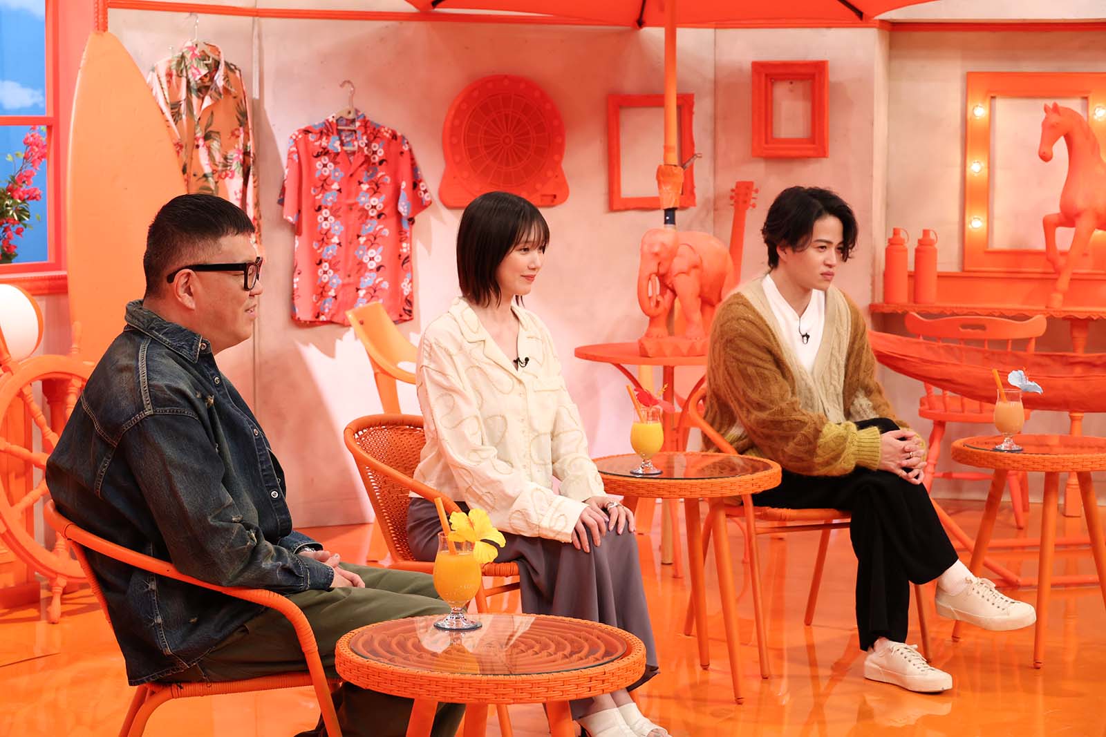 長谷川忍、本田翼、菊池風磨（C）フジテレビ