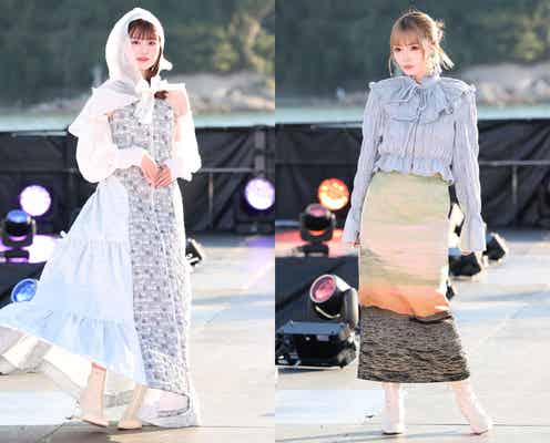 柏木由紀・米澤りあ・MINAMIら愛知でランウェイ WILD BLUE&しなこも登場【MIKAWA PALETTE produced by TGC STAGE】