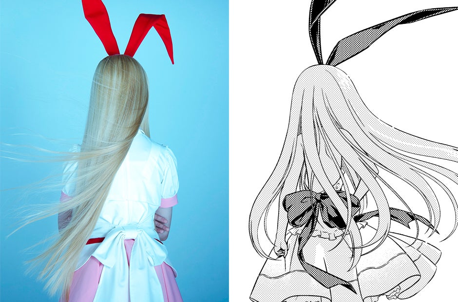 「龍門渕高校」天江衣役・菊地麻衣（C）小林 立／SQUARE ENIX・「咲」プロジェクト　（C）Ritz Kobayashi／SQUARE ENIX