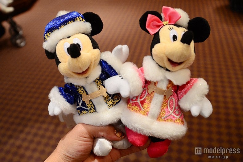 ミッキー、ミニーぬいぐるみバッジ（TDS）各￥1600