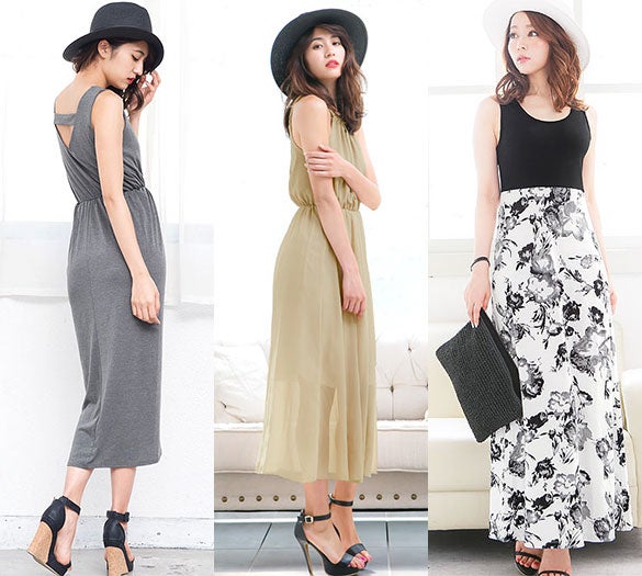 今季の「マキシワンピ」はリラックス＆都会的な大人レディ風に！