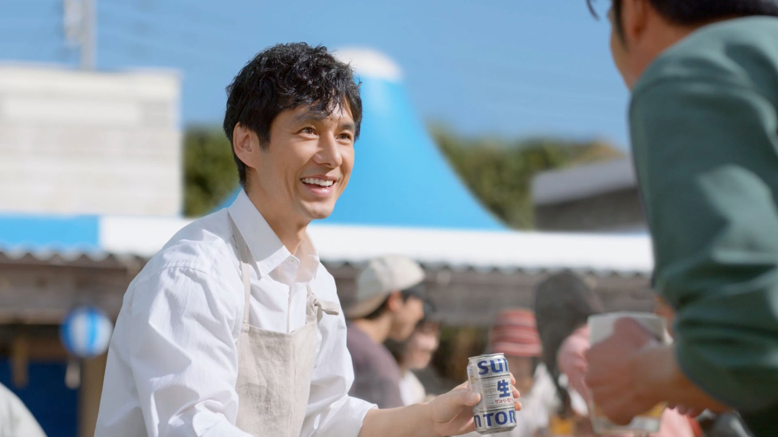 西島秀俊／新TVCM「生奉行」篇より（提供写真）