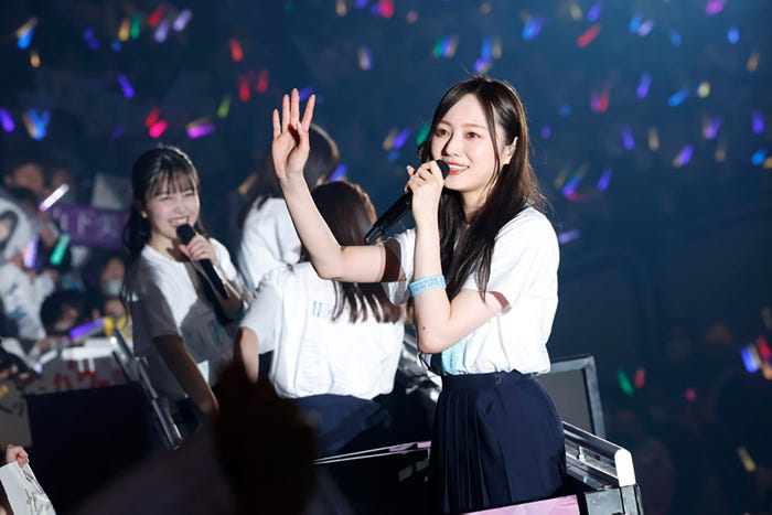 梅澤美波「11th YEAR BIRTHDAY LIVE」3期生公演の様子(C)乃木坂46LLC