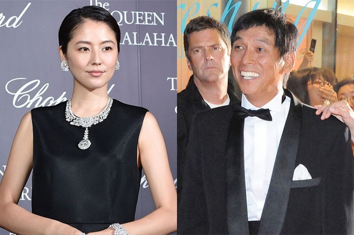 長澤まさみ (C)モデルプレス/明石家さんま(写真:getty images)