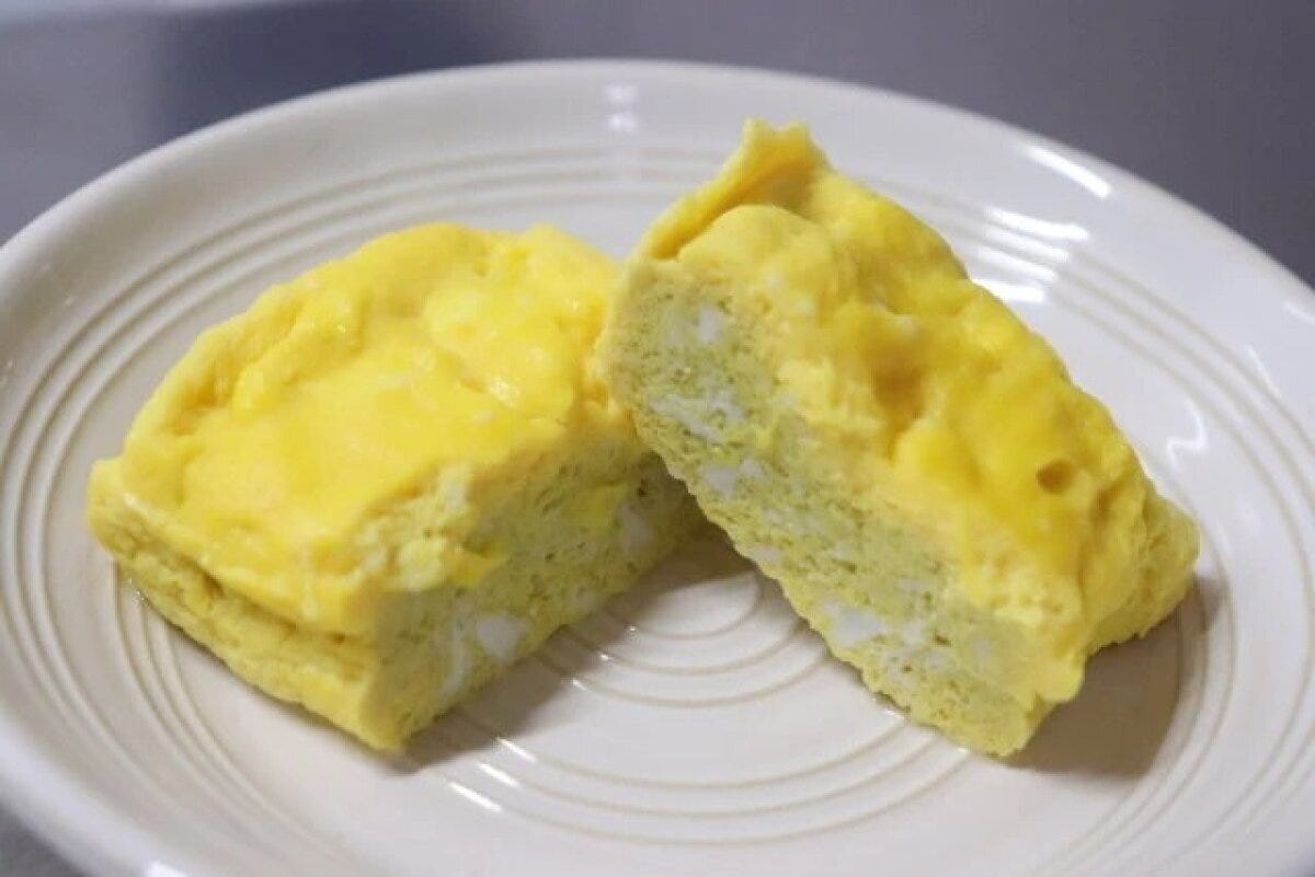 ダイソー　レンジで簡単だし巻きたまご　仕上がり