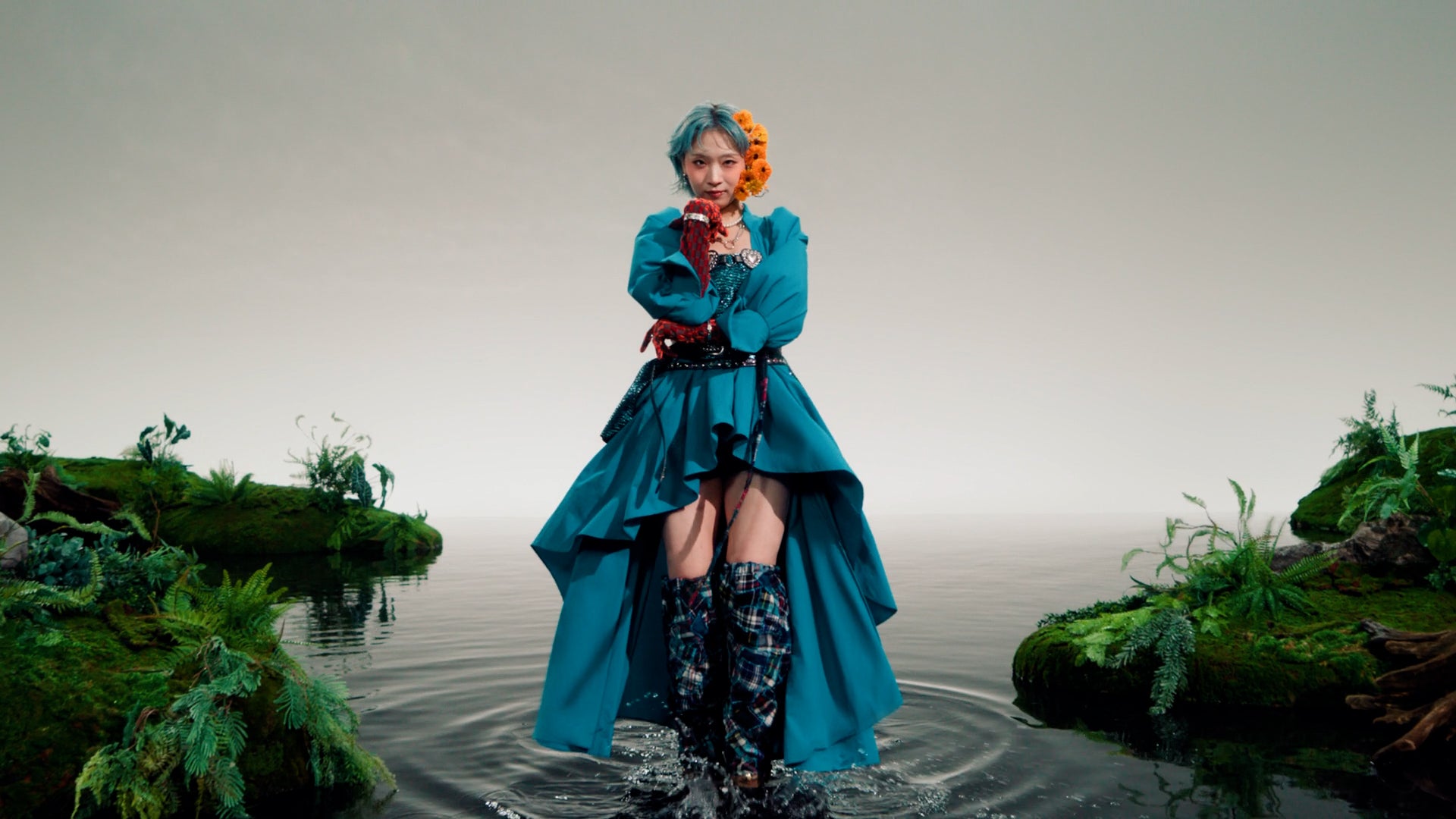 JISOO／いち髪 新CM「香りだけ残して、前へ。」篇（提供写真）