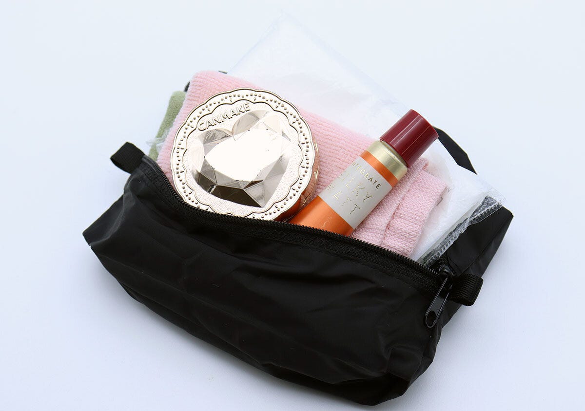 ダイソーのトラベルクロスボディバッグの容量