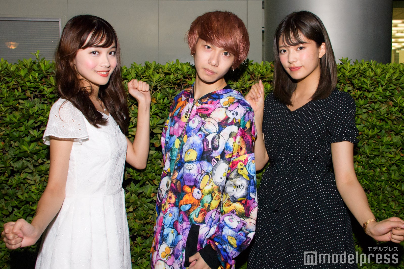 モデルプレス賞を受賞した中塚美緒さん、神狩シエルさん、藤田みりあさん（C）モデルプレス