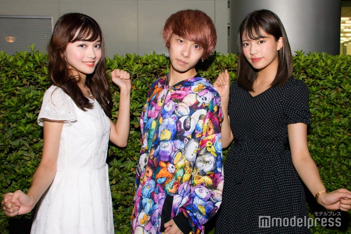 モデルプレス賞を受賞した中塚美緒さん、神狩シエルさん、藤田みりあさん(C)モデルプレス