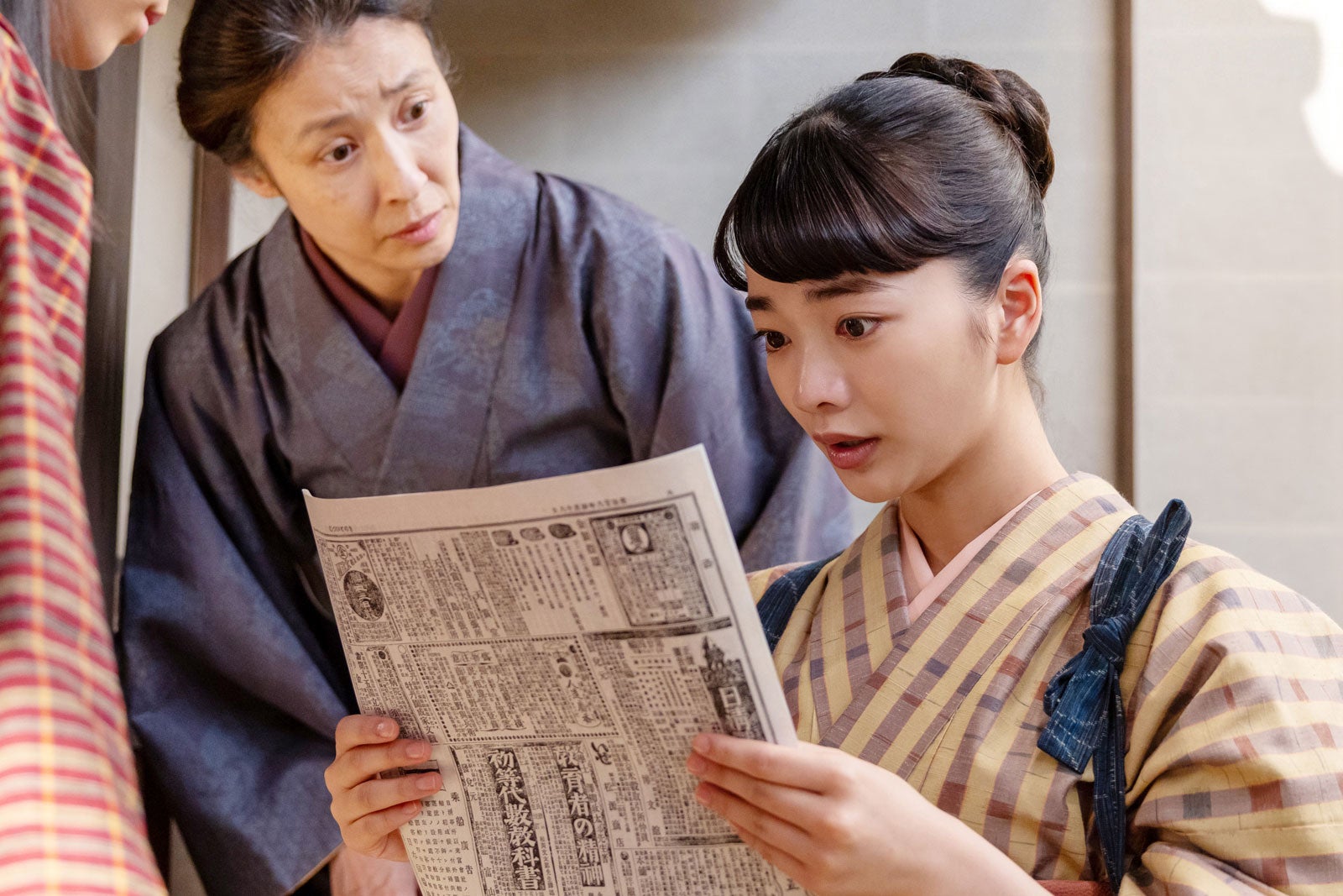 水野美紀、見上愛「風、薫る」第109話（C）NHK