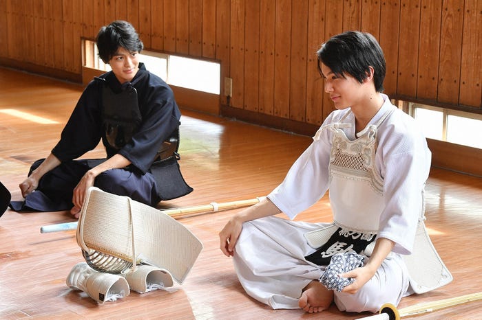 嘉島陸、中川大志/「花のち晴れ~花男 Next Season~」第8話より(C)TBS