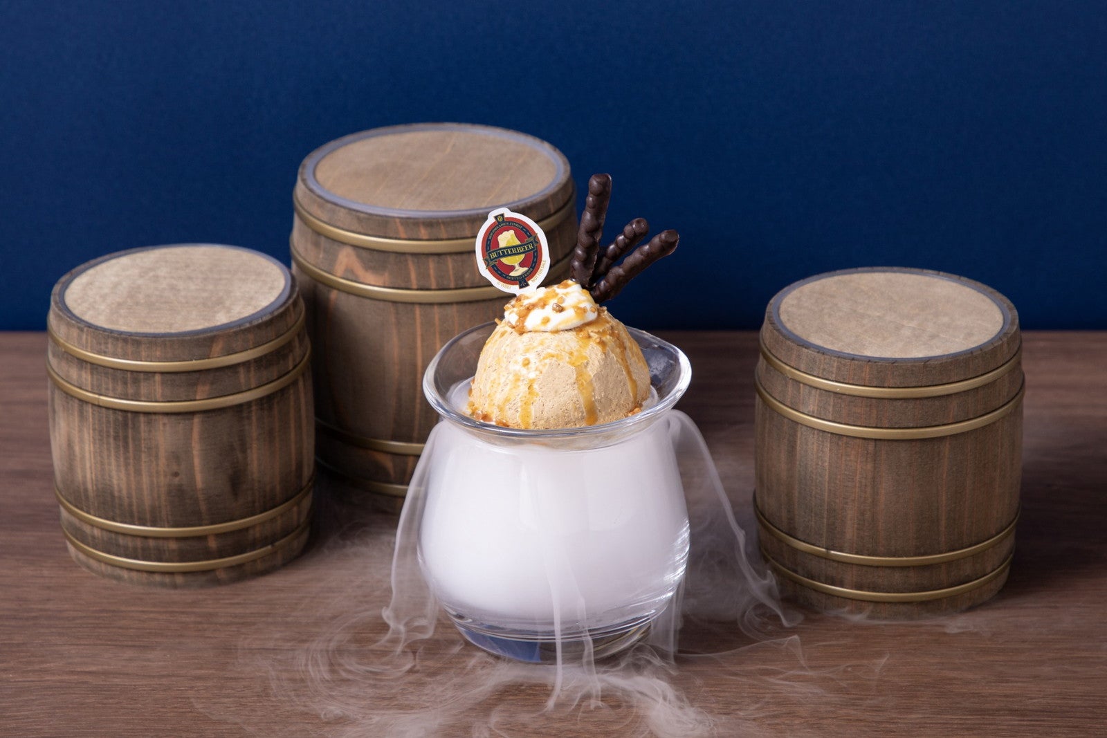 バタービール・アイス　税込790円／All characters and elements （C） ＆ TM Warner Bros. Entertainment Inc. Publishing Rights （C） JKR. (s26)