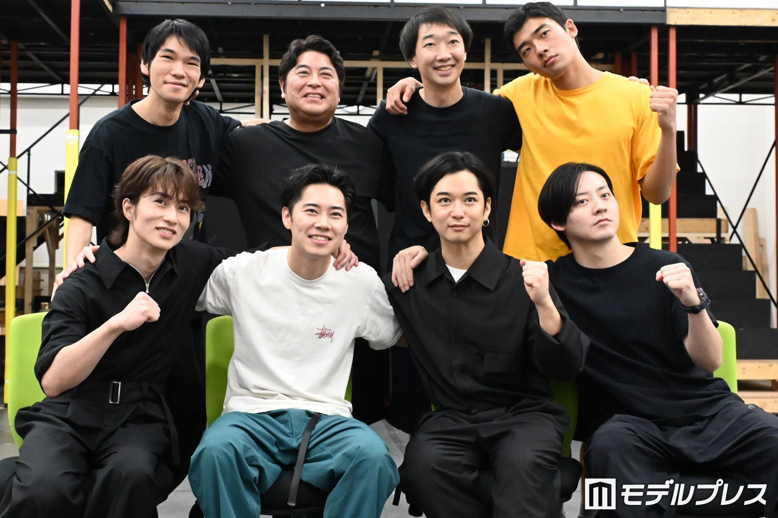 （上段左から）篠原悠伸、皆川猿時、大水洋介（ラバーガール）、日高由起刀、牧島輝、千葉雄大、戸塚純貴、坂元愛登（C）モデルプレス