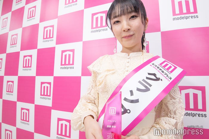 「ミス・ミスターモデルプレスオーディション PRESENTSモデルプレス リポーターオーディション」グランプリ・服部彩香さん(C)モデルプレス