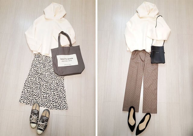 ユニクロ 話題の神スウェットは噂通りの名品だった 大人のキレイめカジュアルコーデ6選 モデルプレス