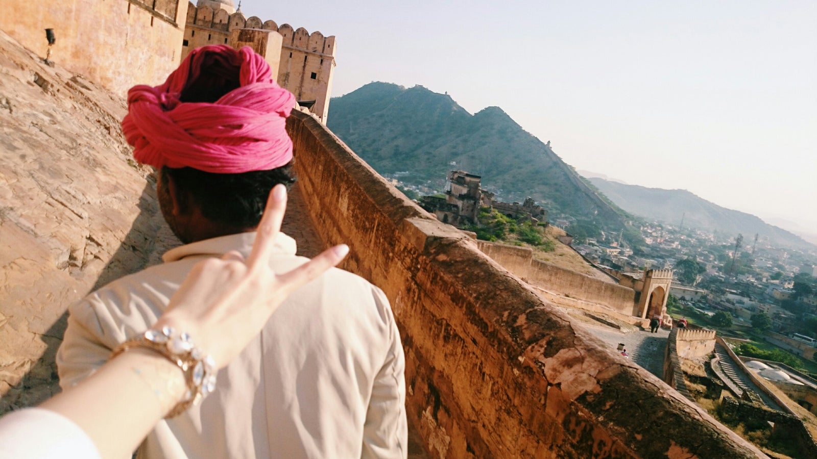 象の背中からの景色／画像提供：所属事務所