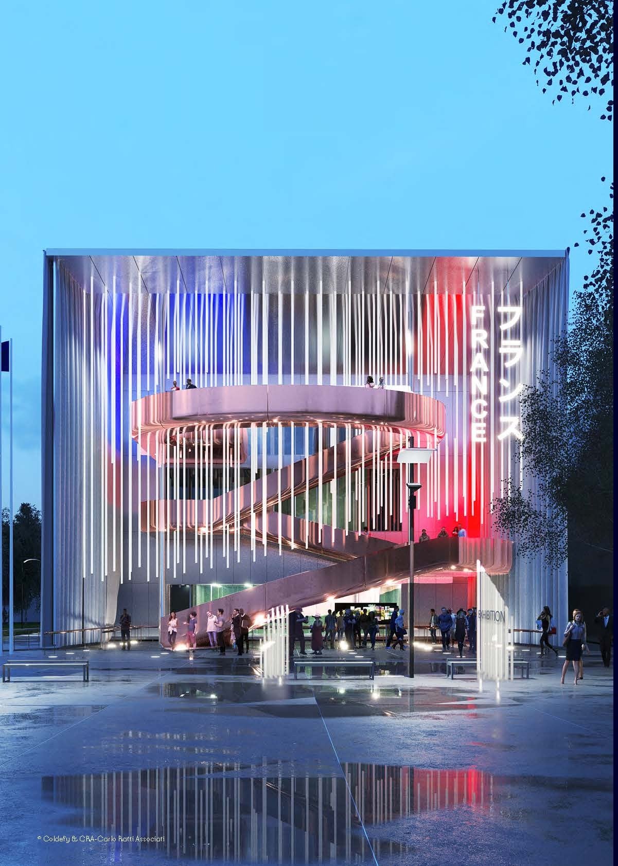 フランスパビリオン（イメージ画像）（C）Coldefy & CRA-Carlo Ratti Associati