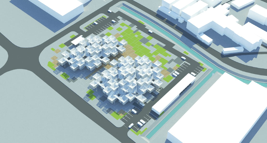 福井に新複合施設「シーシーパーク」2022年開業へ、ショップ群や芝生広場が集積
