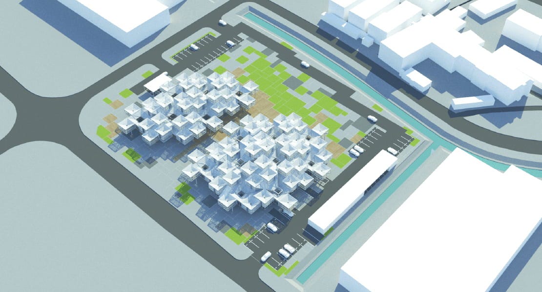 福井に新複合施設「シーシーパーク」2022年開業へ、ショップ群や芝生広場が集積