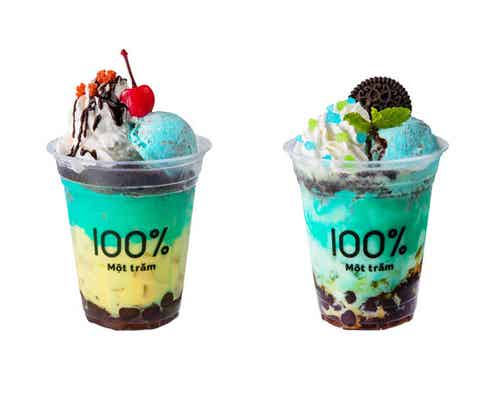「モッチャム」チョコミント生タピオカドリンク2種登場、原宿&梅田限定で