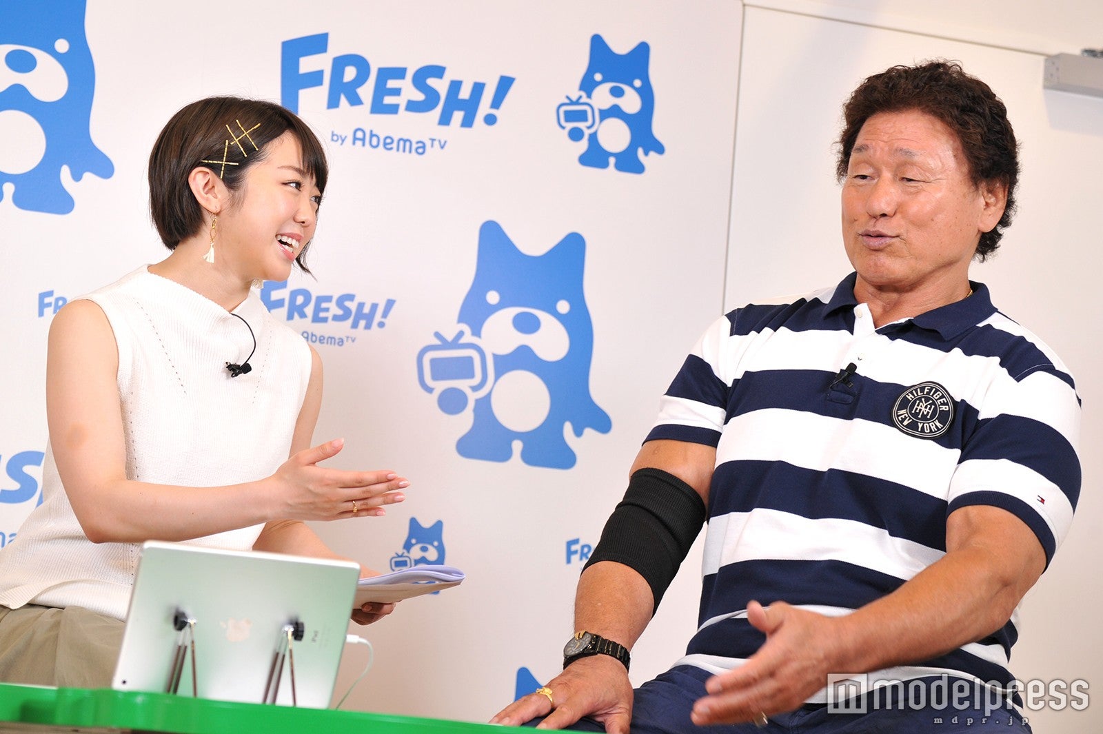 峯岸みなみ、天龍源一郎（C）モデルプレス