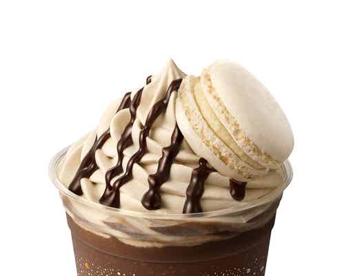 マックカフェ「ゴディバ チョコレートエスプレッソフラッペ」山盛りホイップのご褒美フラッペ2種