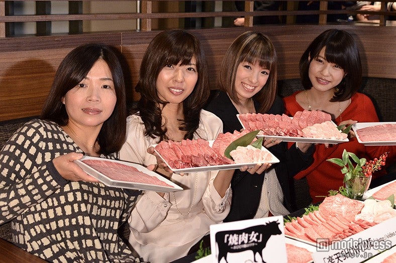 （左から）大久保佳代子、宮地真緒、南明奈、岸明日香