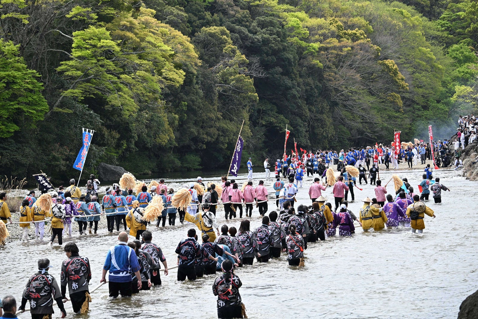 2026年4月に行われたお木曳初め式の様子／提供画像