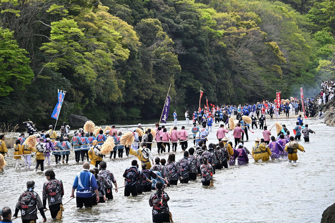 2026年4月に行われたお木曳初め式の様子／提供画像