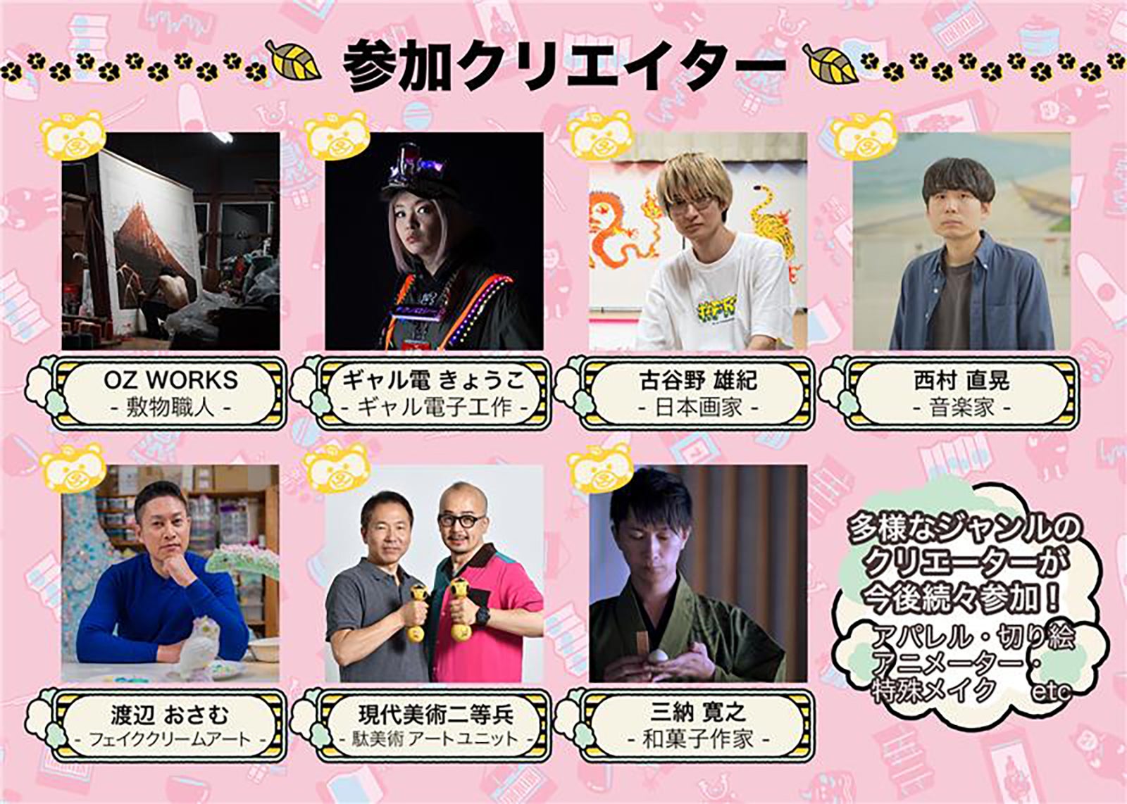 「ムジナバケール」（提供写真）