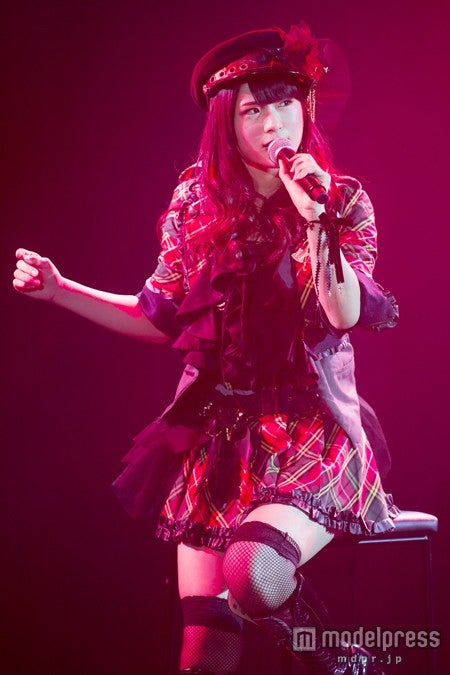 ソロ曲「虫のバラード」を披露した渋谷凪咲（C）NMB48