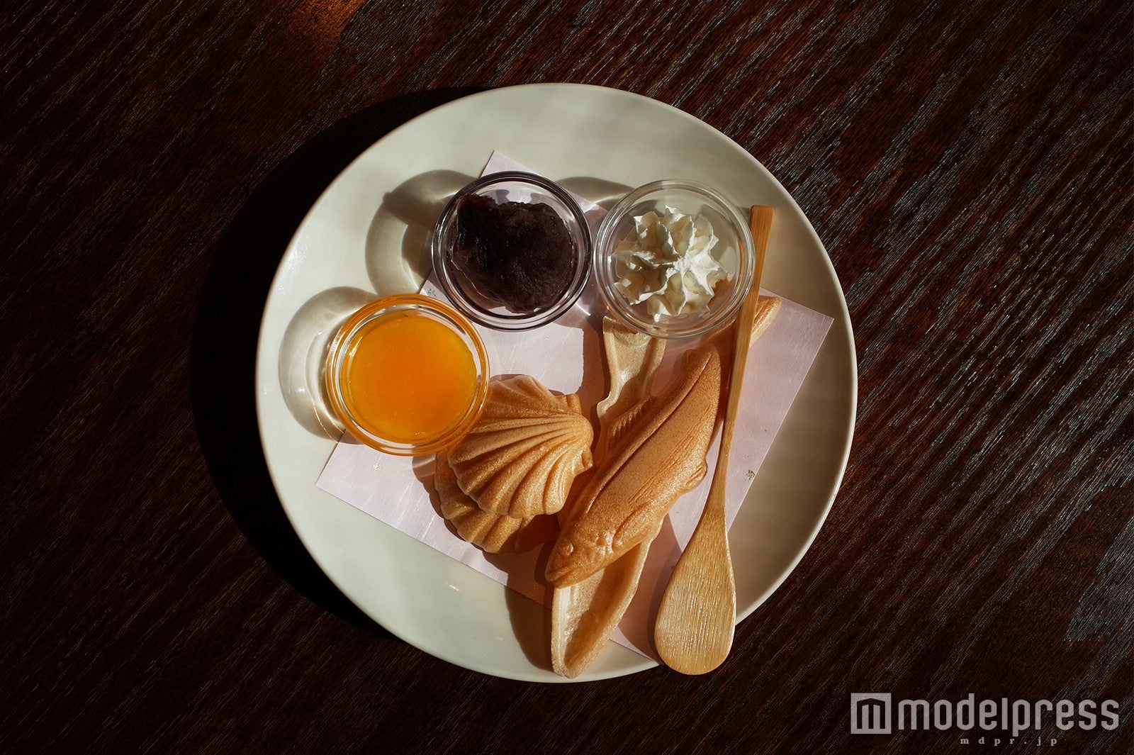 甘さに甘える可愛い最中「ジャパニーズマカロン」￥550（C）モデルプレス