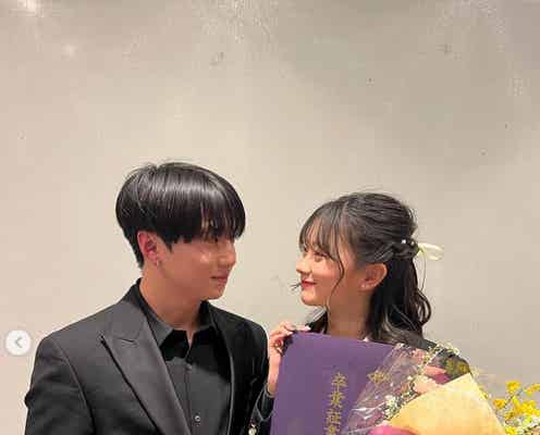 「今日好き」岡田蓮、恋人・みとゆなの高校卒業式サプライズ登場でハグ「とっても幸せそう」「めちゃくちゃ憧れる」の声