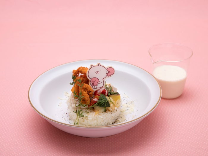 うさまる クリームスープリゾット(大阪限定)1,320円(C)sakumaru/LINE