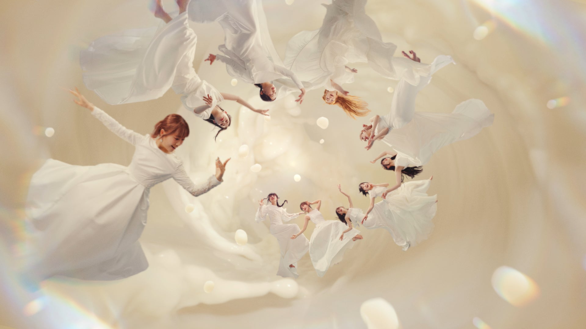 ME:I／新CM「特濃ワンダーランド 特濃ミルク」篇より（提供写真）