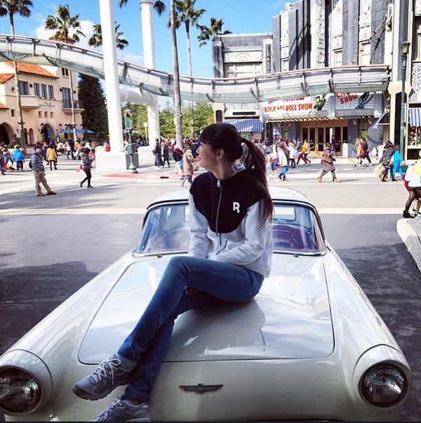 USJを満喫／サビーナ・アルティンベコワInstagramより