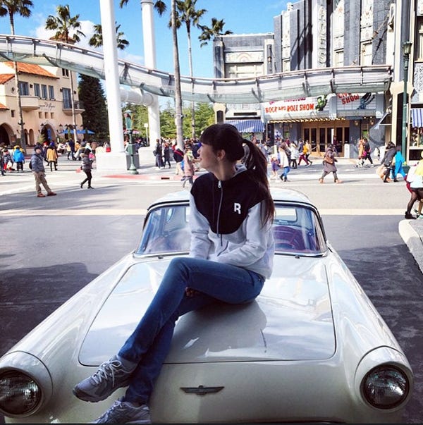 USJを満喫/サビーナ・アルティンベコワInstagramより