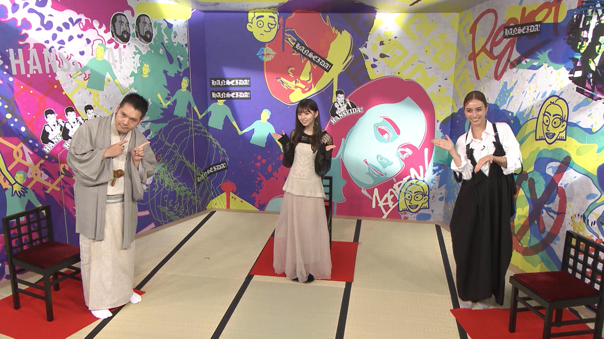 神田伯山、齋藤飛鳥、滝沢カレン （画像提供：テレビ朝日）