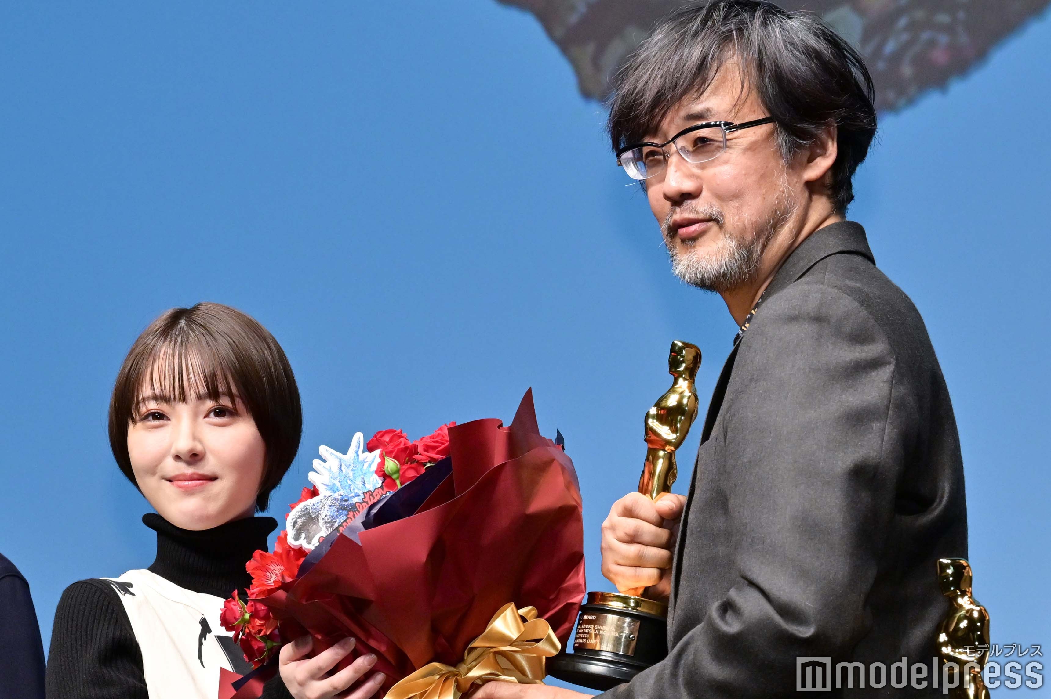 浜辺美波、山崎貴監督（C）モデルプレス