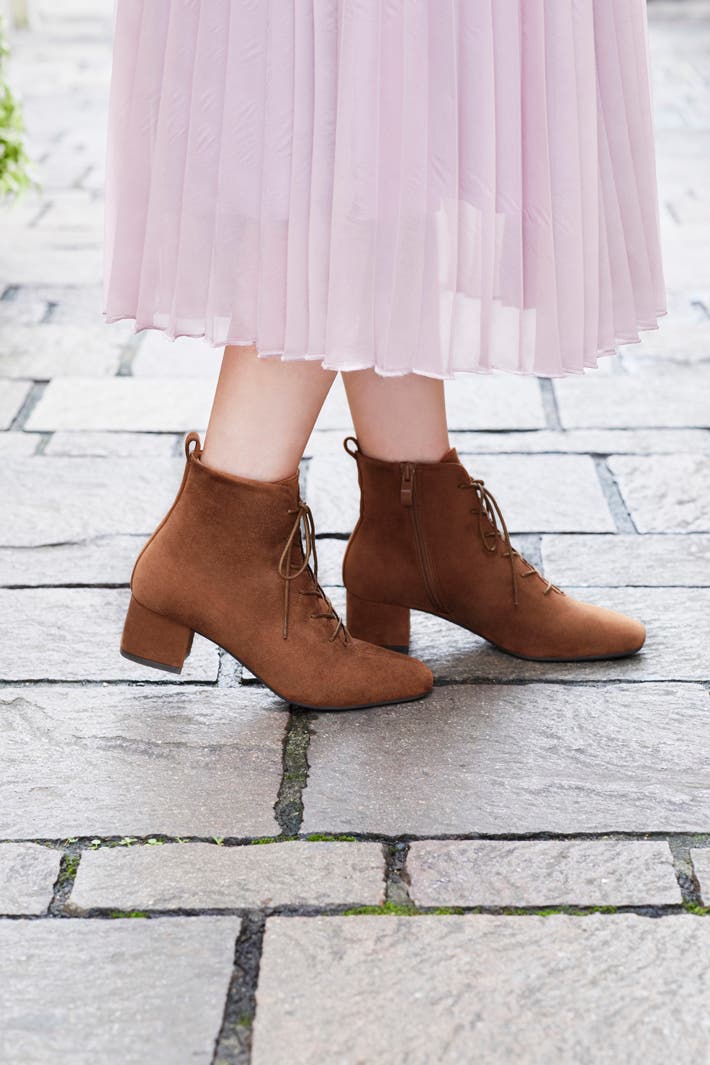 フレックス ストレッチ レースアップ 5・(CAMEL)