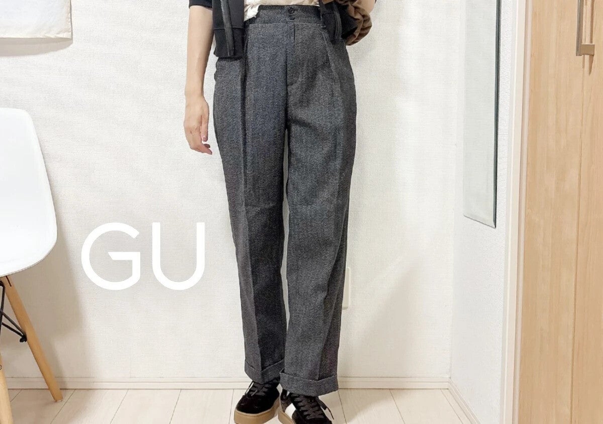 きれいめ派はGUでコレ買えば間違いなし！ウエストゴムでラクなのに美脚見え♡優秀パンツ5連発