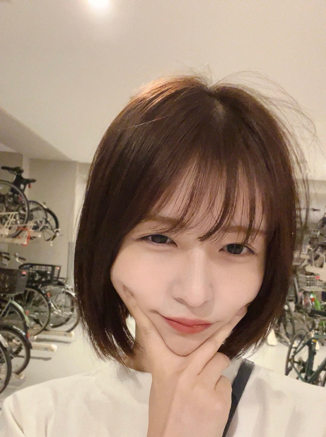 ヘアカット後の長濱ねる／長濱ねる＆STAFF公式Xより