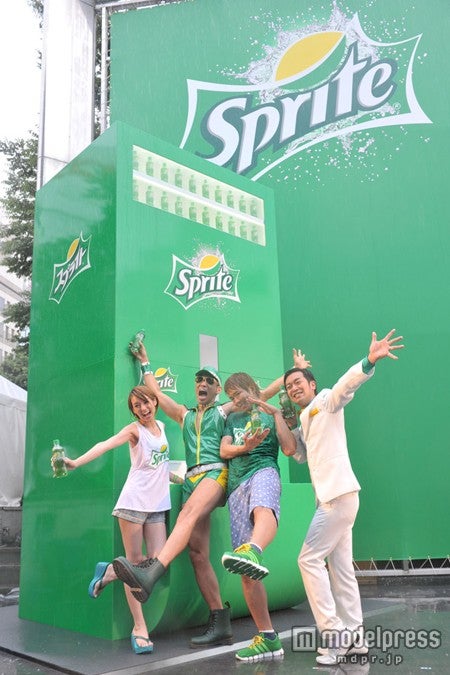 爽快なスプラッシュが夏の暑さを吹き飛ばす。