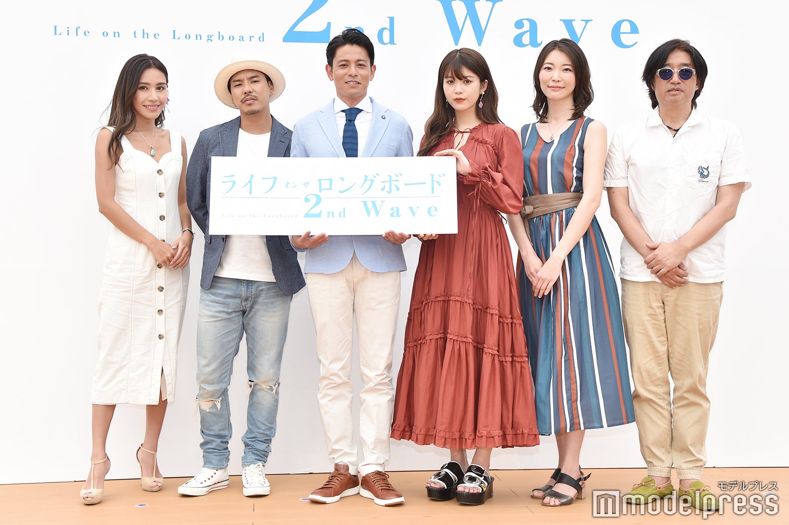 左より：南美沙、TEE、吉沢悠、馬場ふみか、松原奈祐、喜多一郎監督 （C）モデルプレス