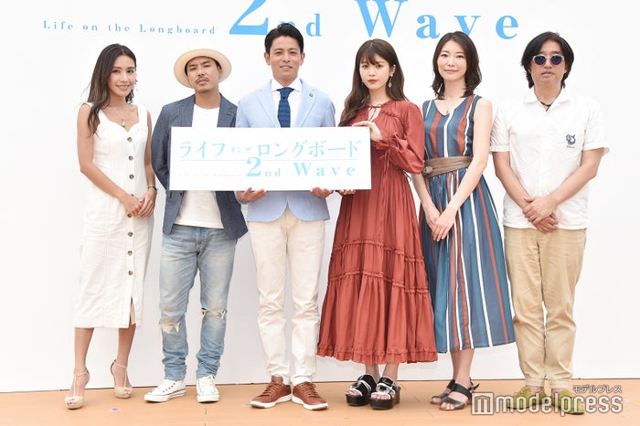 左より：南美沙、TEE、吉沢悠、馬場ふみか、松原奈祐、喜多一郎監督 （C）モデルプレス