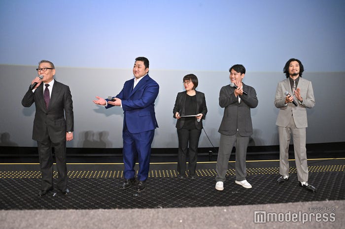 國村隼、マ・ドンソク、イ・サンヨン監督、青木崇高(C)モデルプレス