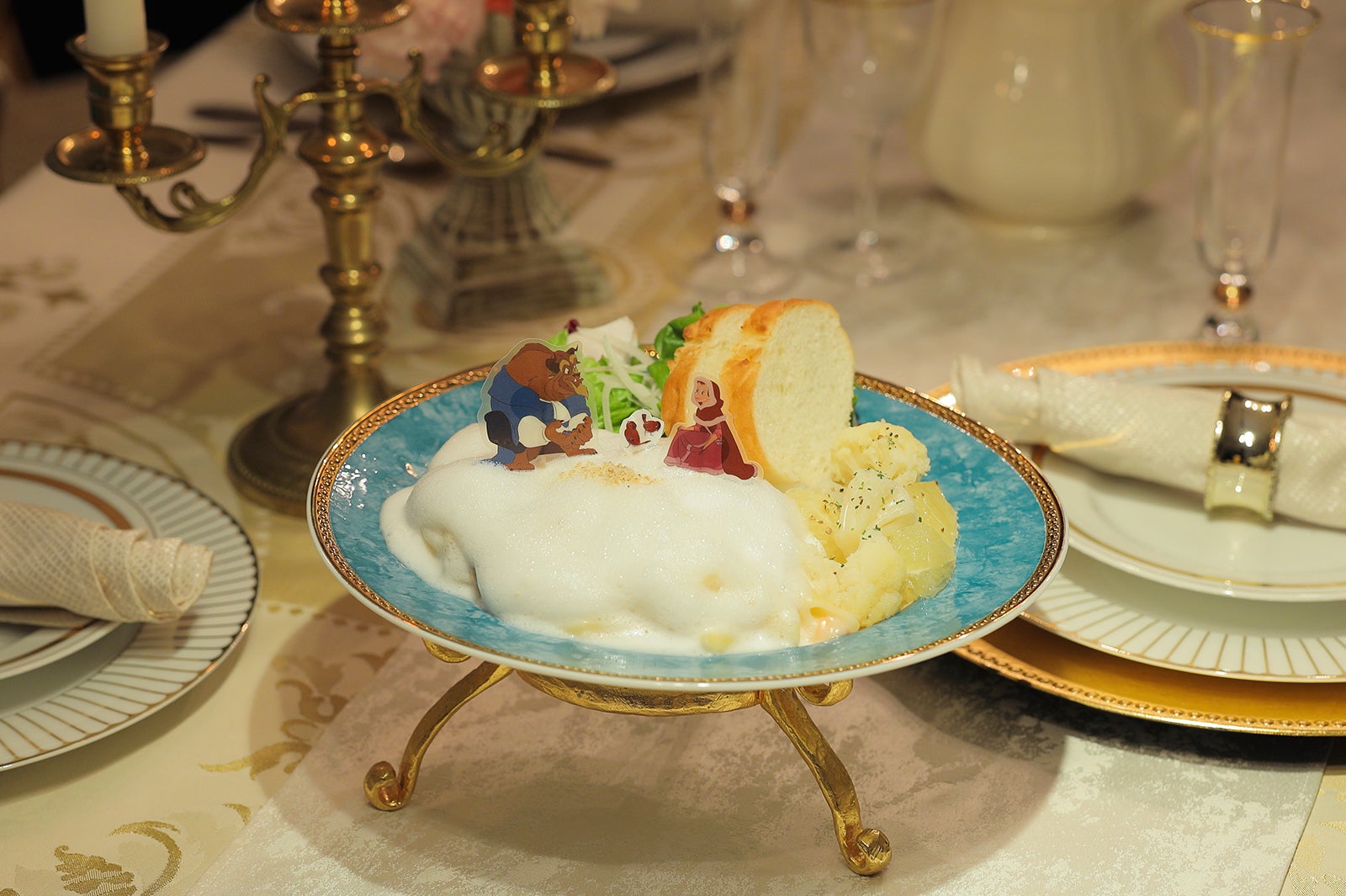 ＜Something There＞愛の雪解け・クリームパスタ1,990円（C）Disney