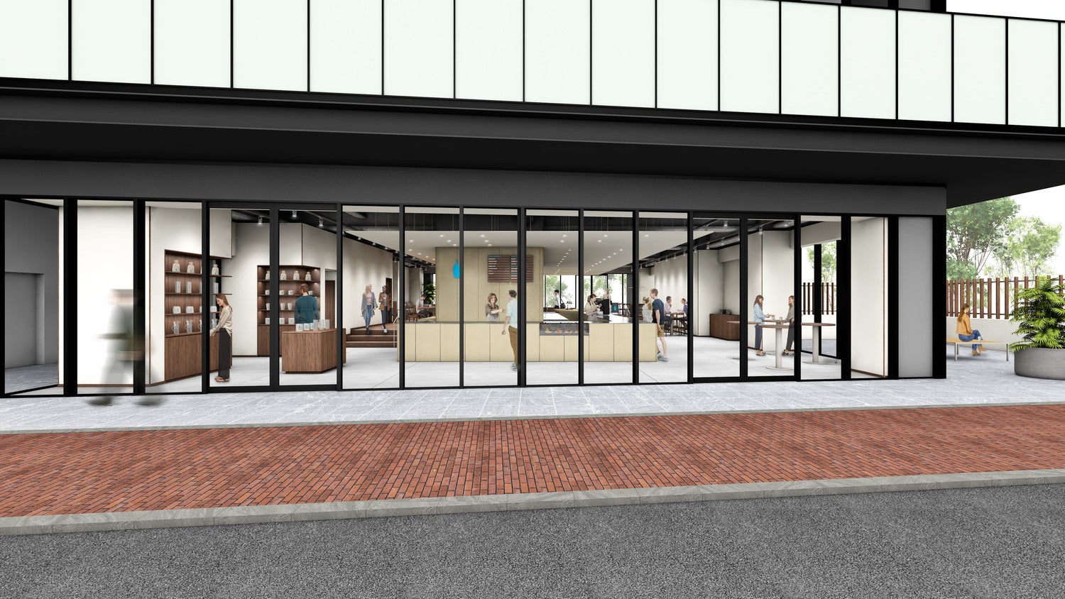 “九州初”ブルーボトルコーヒー常設カフェ、福岡・警固神社に誕生　街と神社を繋ぐ存在に