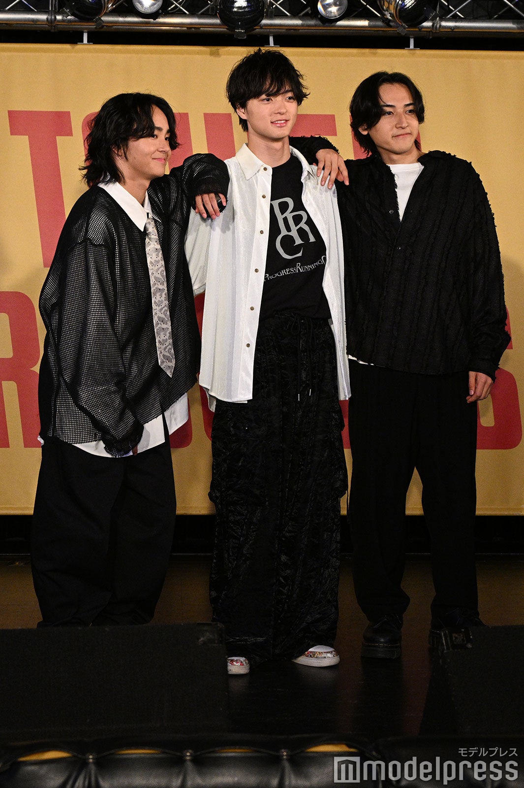 （左から）TAIKI（タイキ）、RUI（ルイ）、KANON（カノン）（C）モデルプレス